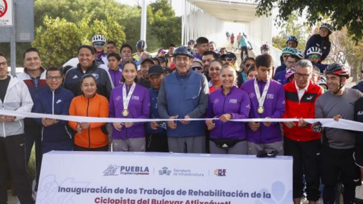 Inaugura Sergio Salom N Rehabilitaci N De La Ciclopista De La V A