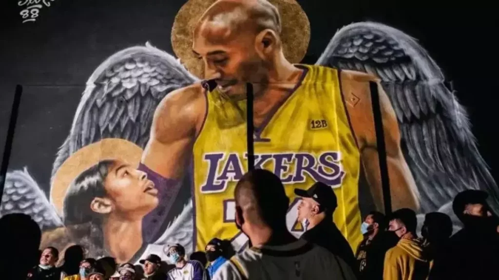 Mural en honor a Kobe Bryant