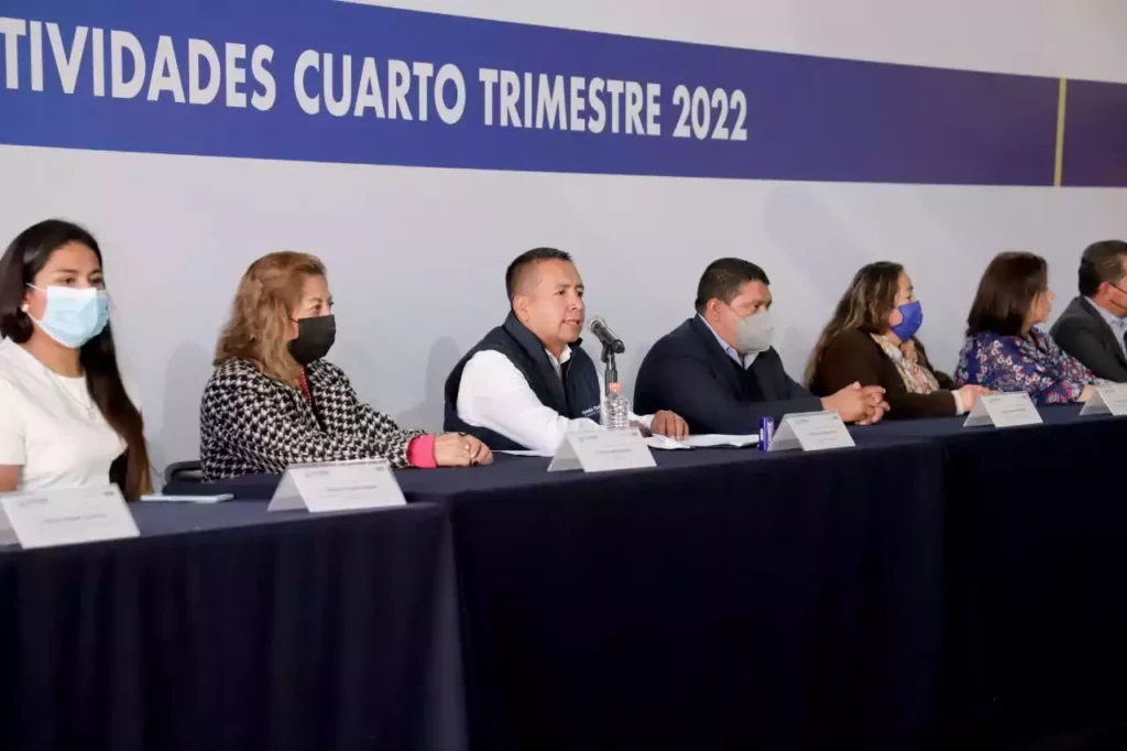 Edmundo Tlatehui presentó su cuarto informe trimestral de labores