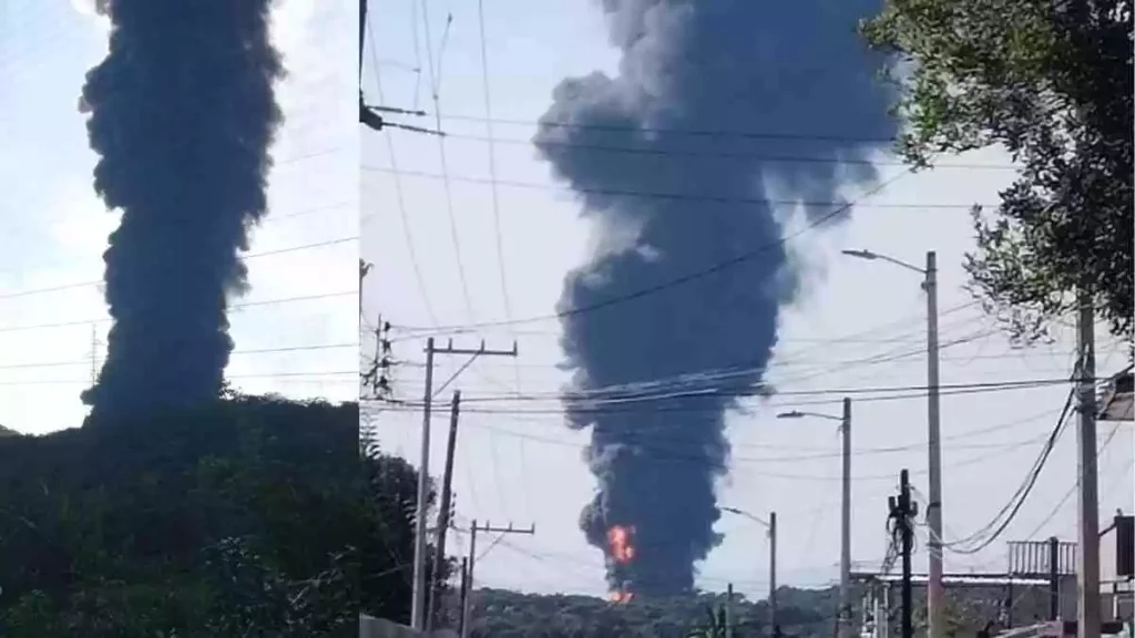 Explosión en refinería Lázaro Cárdenas deja heridos y daños materiales