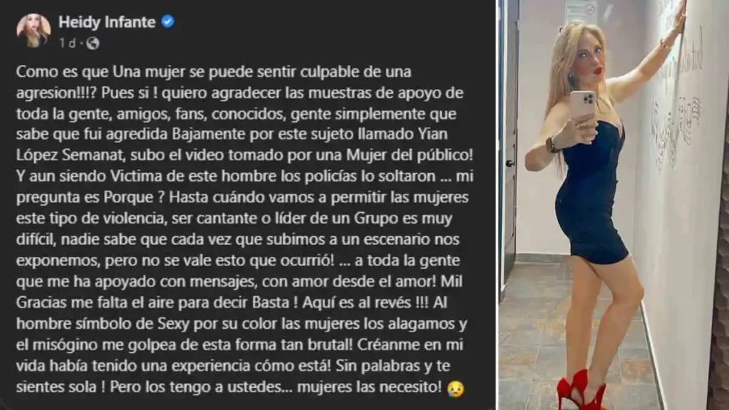 Heidy Infante, nieta de Pedro Infante, denunciará por abuso sexual a su agresor