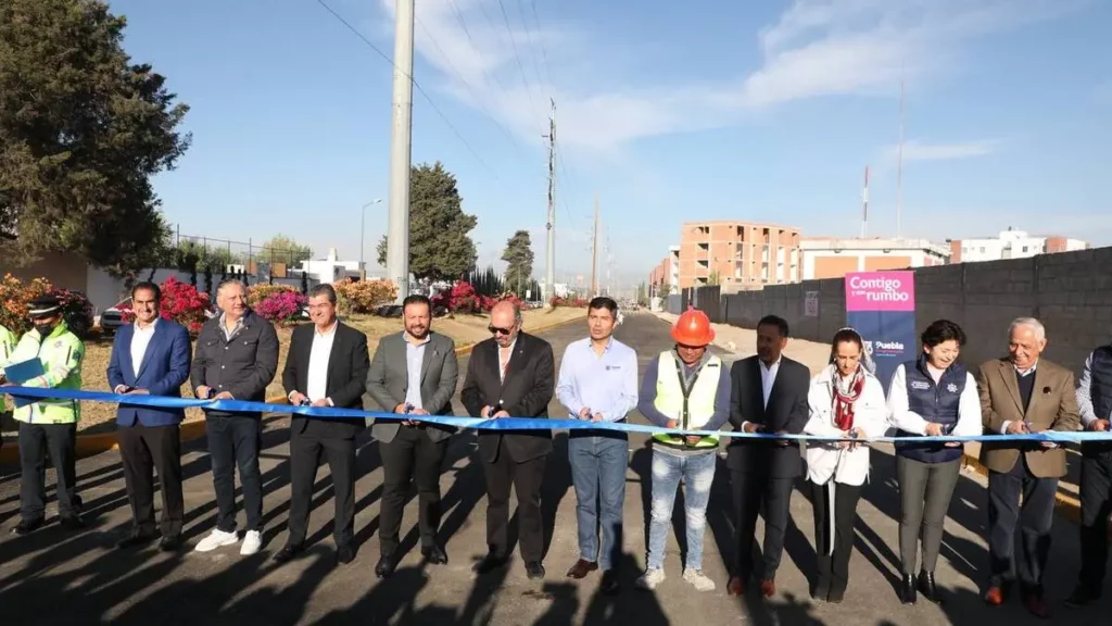 Inauguran calle al nororiente de Puebla