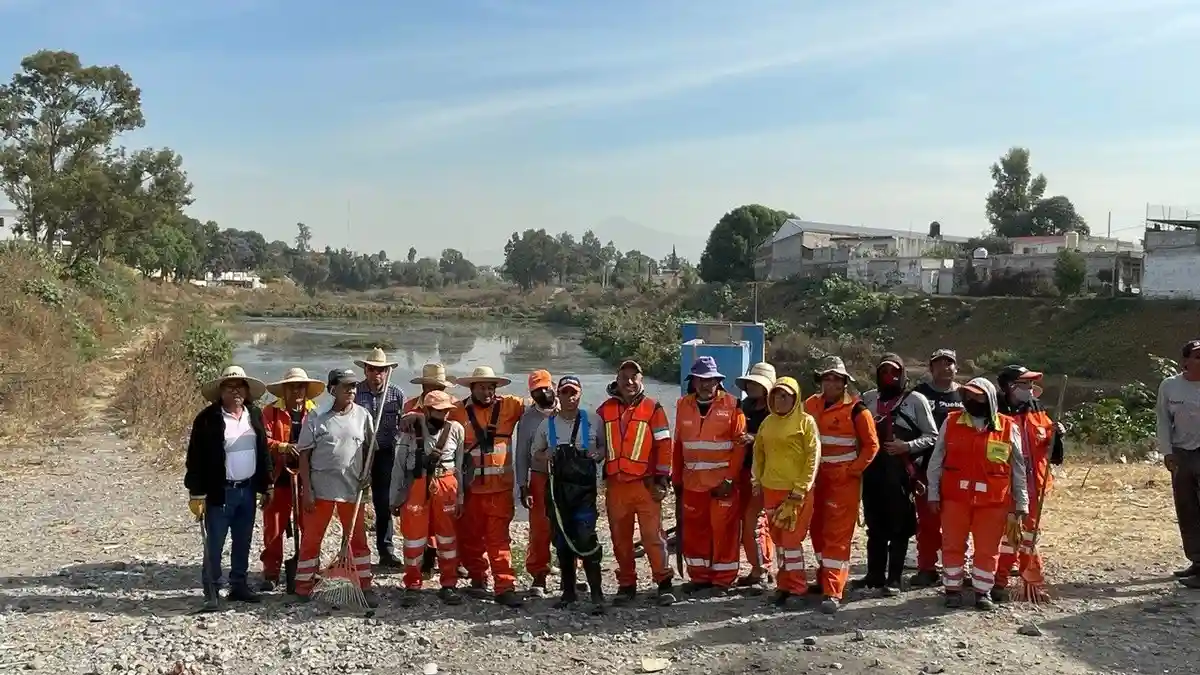 Limpia de barrancas en Puebla