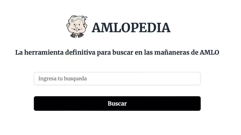 Amlopedia: buscador para encontrar todo sobre las mañaneras