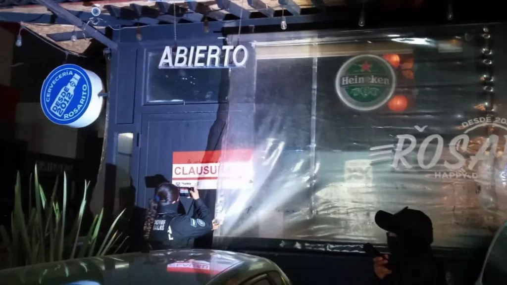 Clausuran "Bar Rosarito" por exceso de ruido