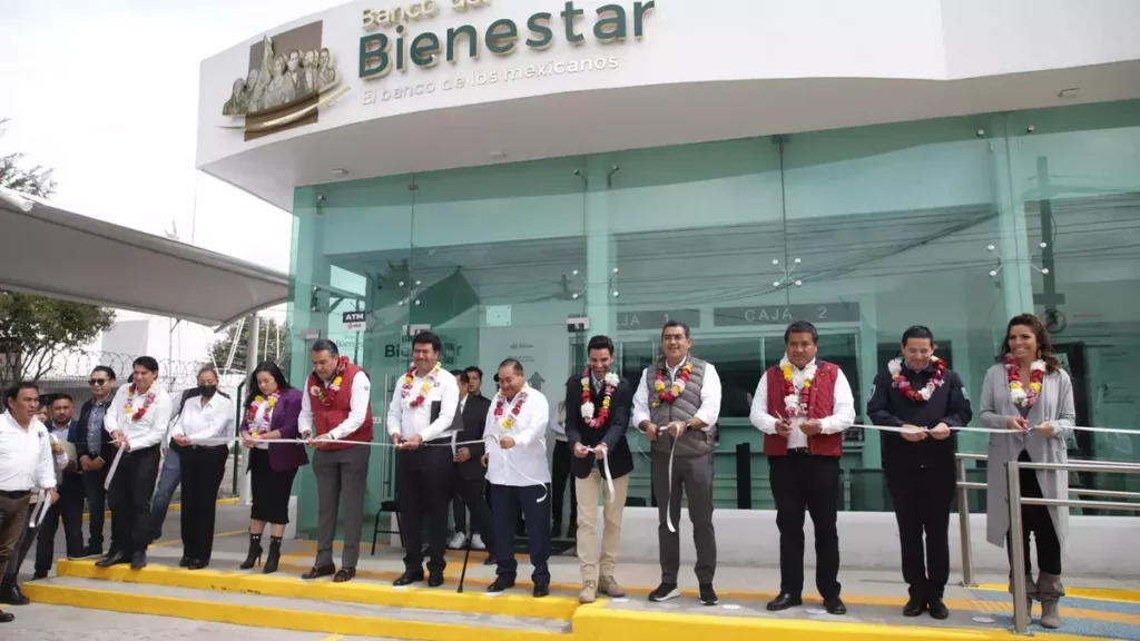 Inauguran sucursal del Banco del Bienestar en Amozoc