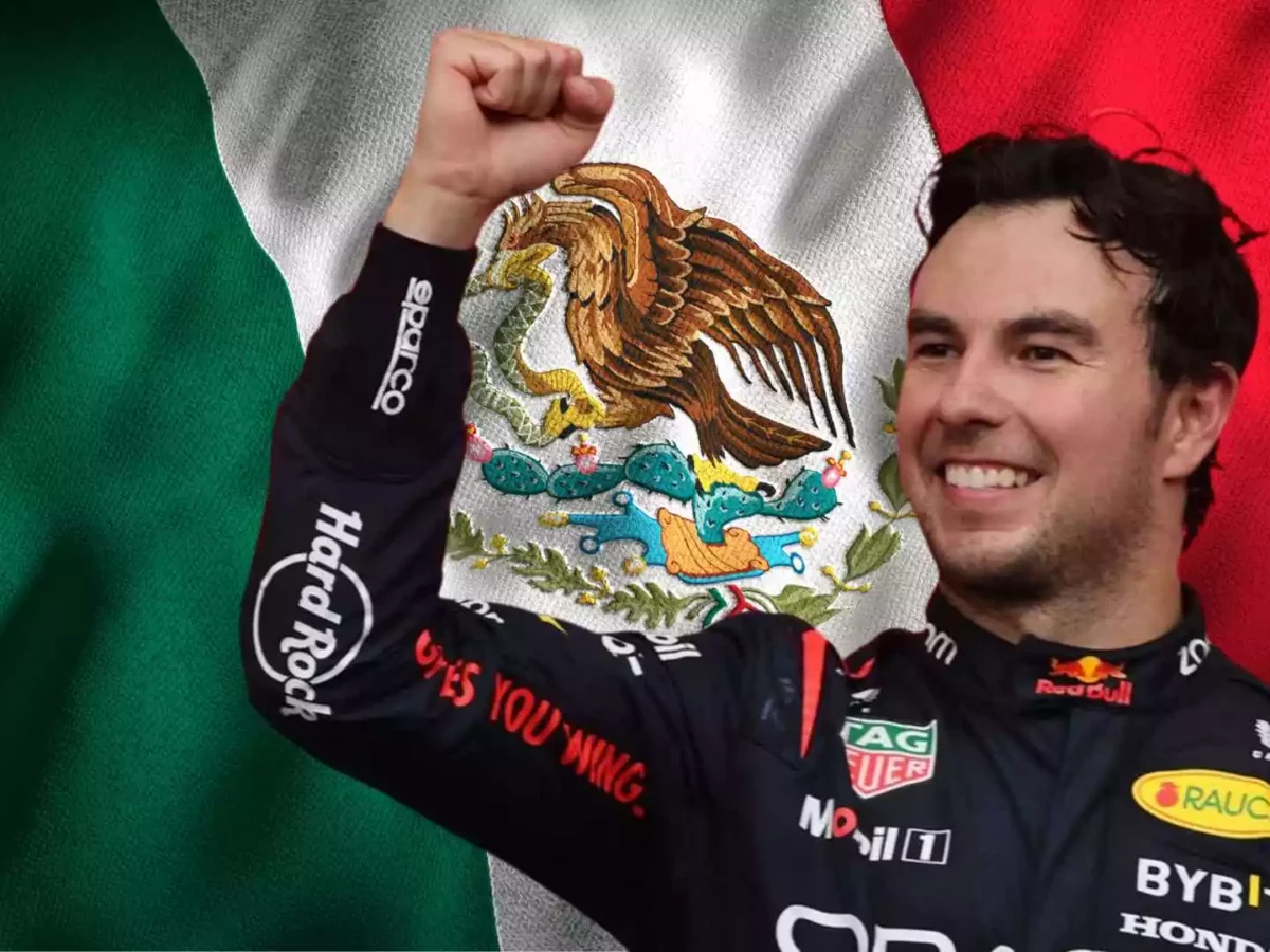 Checo Pérez volvió a hacer sonar el himno nacional mexicano en un GP