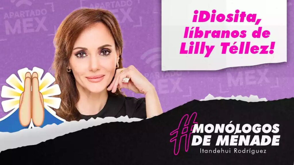 Lilly Téllez representa el intento de apagar el fuego con fuego... así no se puede