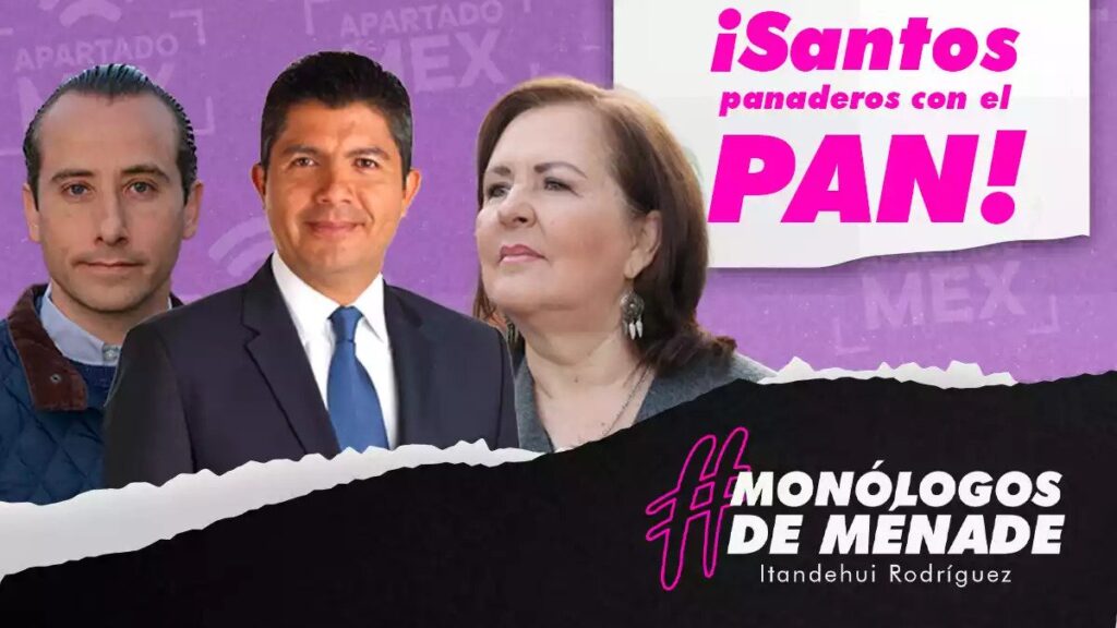 Santos panaderos con los números del PAN en Puebla