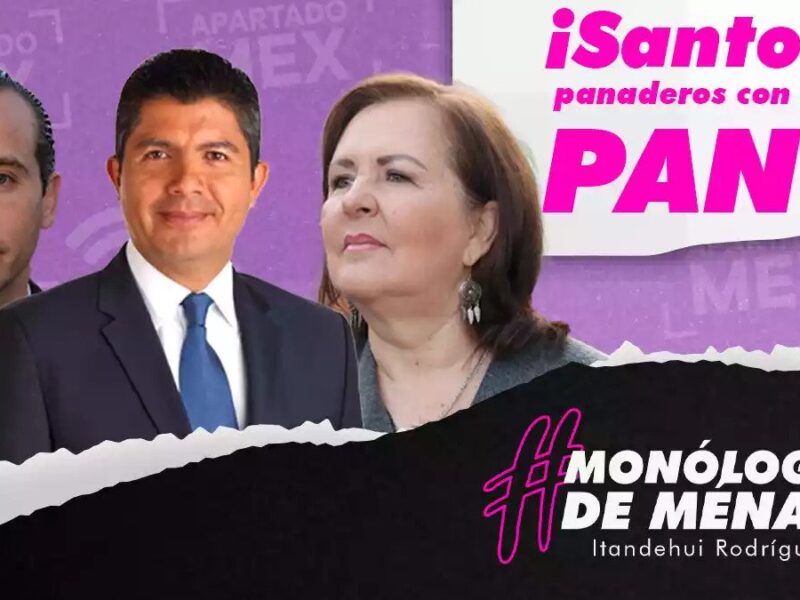 Santos panaderos con los números del PAN en Puebla