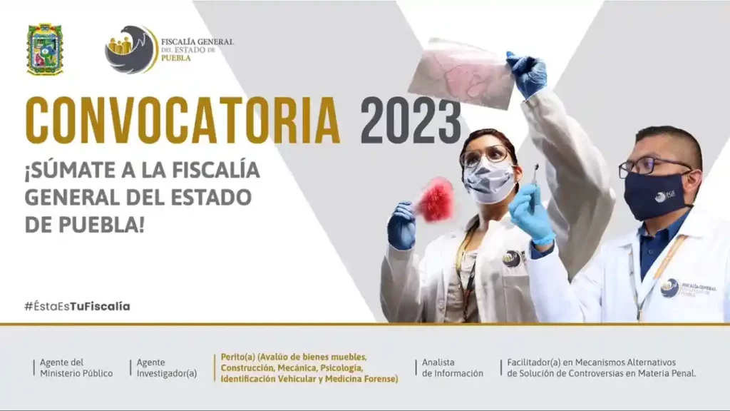 Fiscalía Puebla abre convocatoria para cubrir vacantes