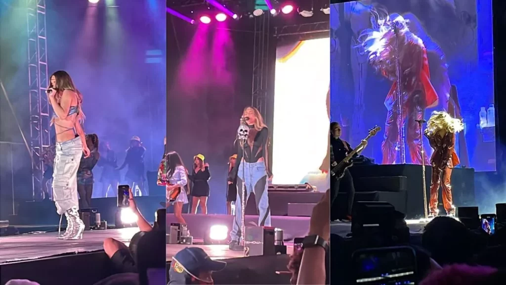 Belinda arrasa en su concierto en la Feria de Puebla 2023