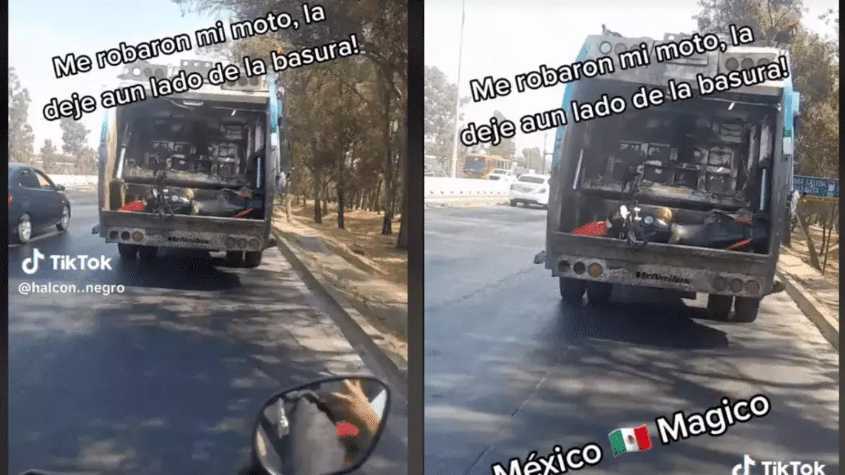 Recolectores se llevaron su moto: vídeo