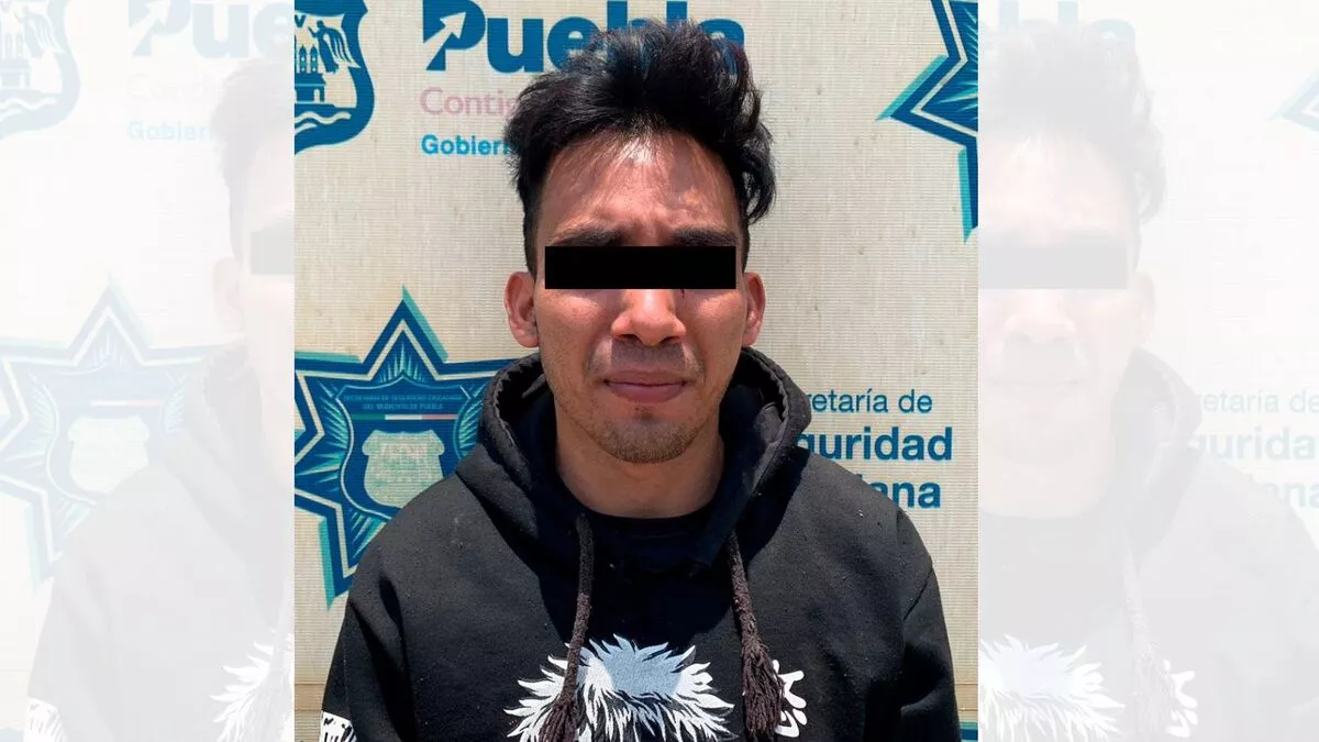 Uno de "Los Pollos" fue detenido por la policía municipal de Puebla