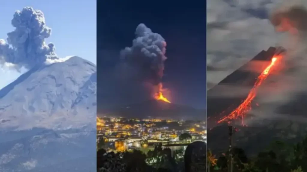 El Popocatépetl, el Etna y el Merapi podrían estar alineados