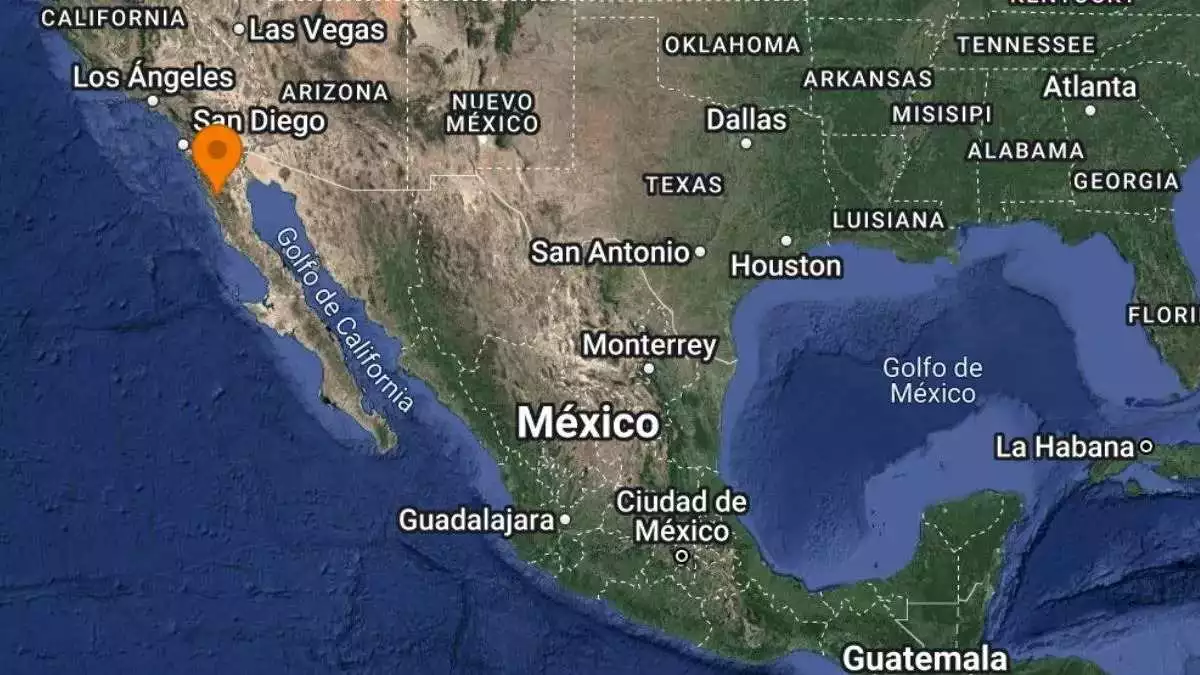 Sismo de magnitud 6.4 sacude el golfo de California