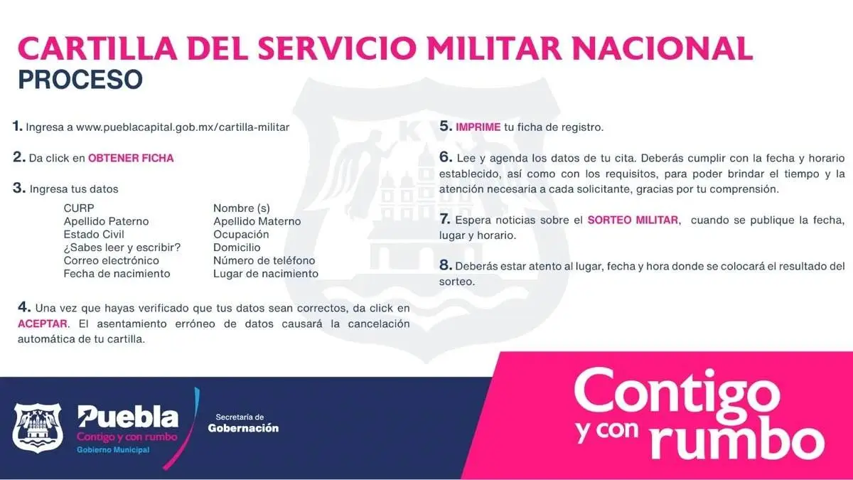 Continúa proceso para tramitar cartilla del servicio militar