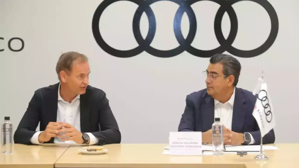 Céspedes se reúne con directivos de Audi y Grupo Volkswagen