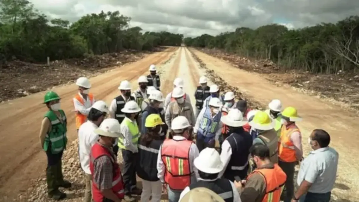 Malas condiciones laborales en construcción del Tren Maya