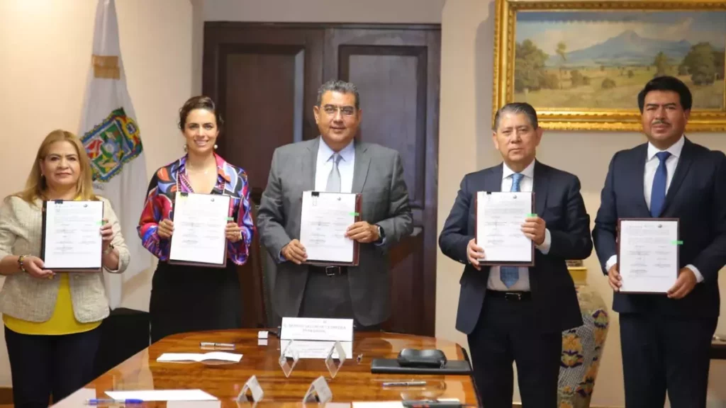 Céspedes firma convenio con FGE y ANTHUS para combatir la trata de personas