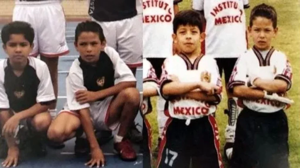 Chucky Lozano de niño