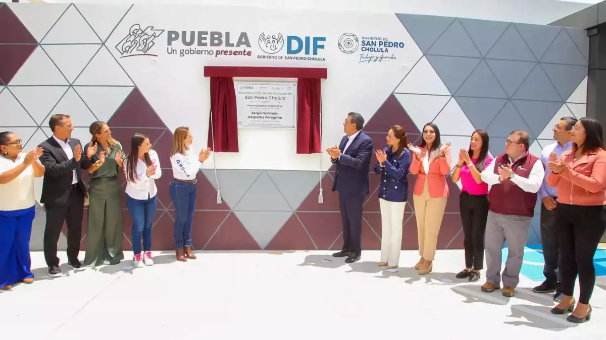 Inaugura Céspedes rehabilitación del DIF municipal de Cholula