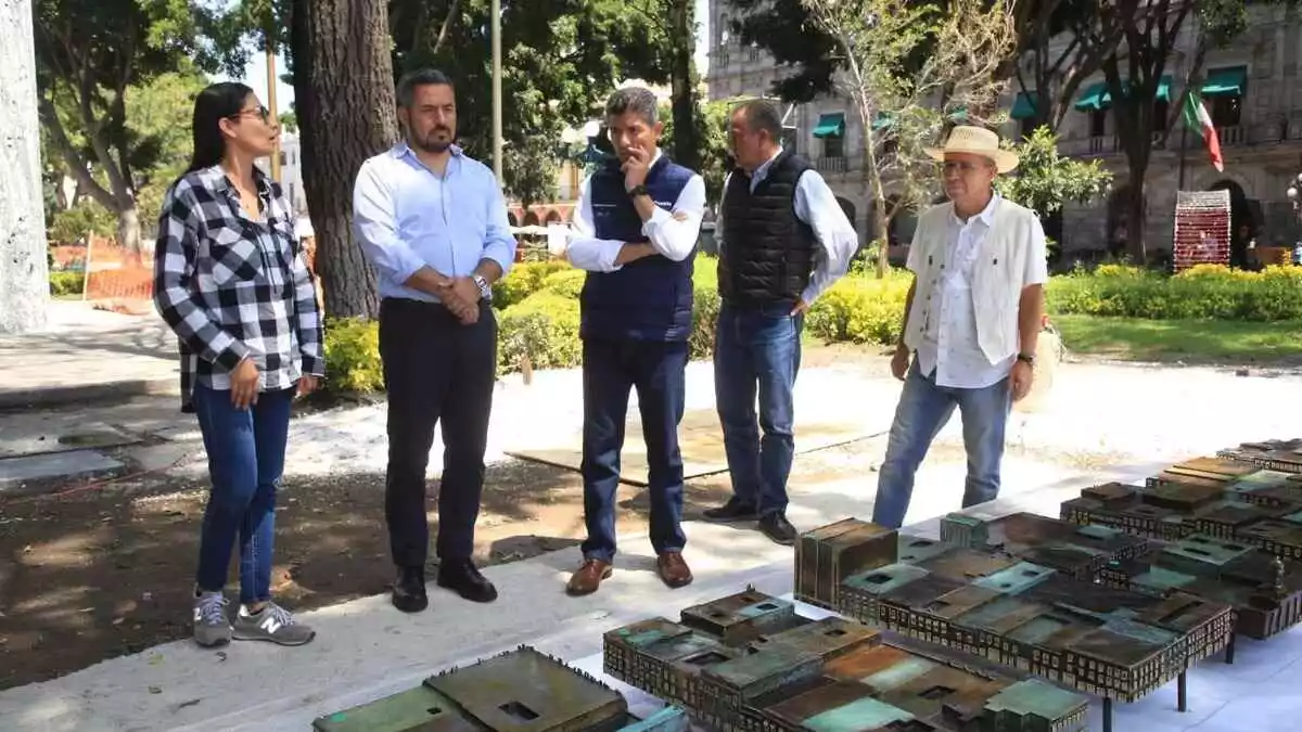 Reubican la maqueta monumental del Centro Histórico de Puebla