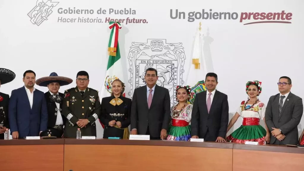 Sergio Salomón y Eduardo Rivera alistan festejos patrios para dar "El grito" en conjunto