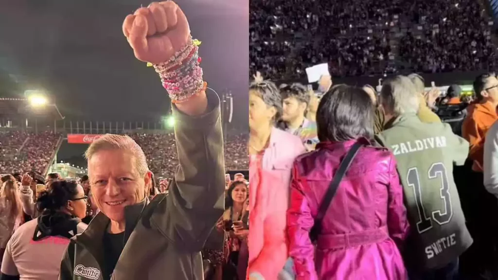 Ministro Zaldívar, el "Swiftie" de la SCJN, disfrutó del concierto de Taylor Swift