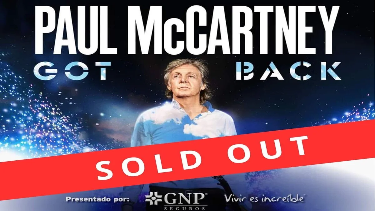 Agotados los boletos de Paul McCartney en 15 minutos