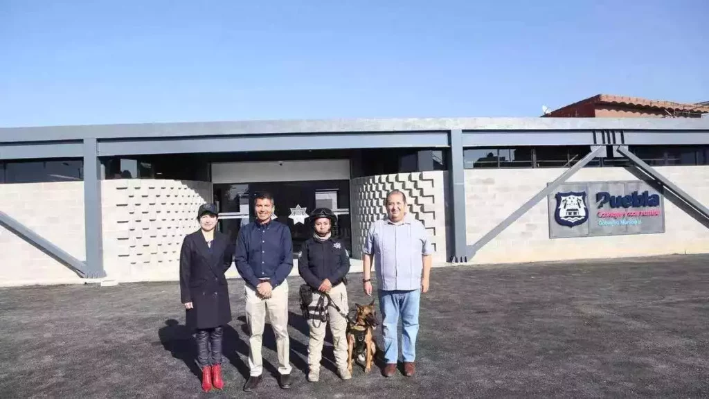 La unidad canina K9 estrena instalaciones en Puebla