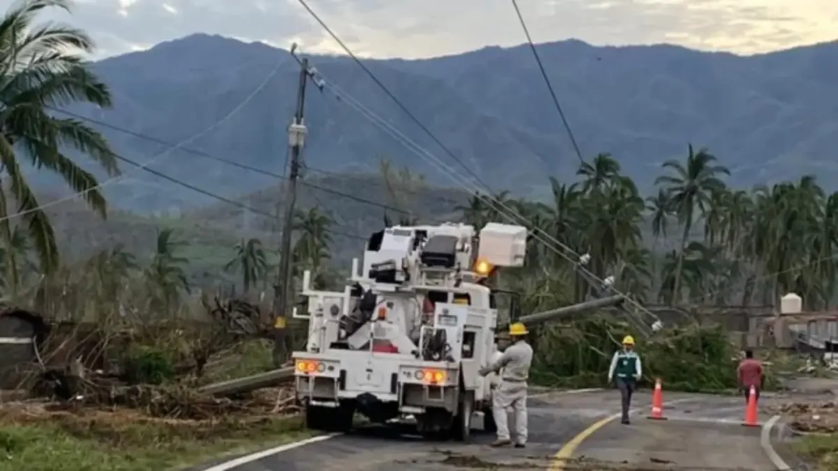 Retraso en el servicio eléctrico de Acapulco hasta enero