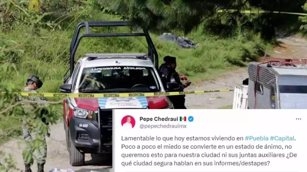 Pepe Chedraui cuestiona a Eduardo Rivera por inseguridad en la capital