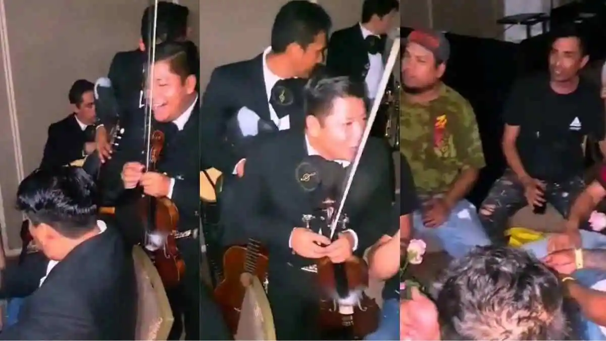 Como en el Titanic: mariachi no dejó de cantar mientras Otis destruía Acapulco