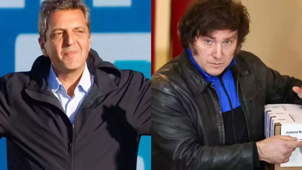 La lucha presidencial Argentina: Sergio Massa vs Javier Milei