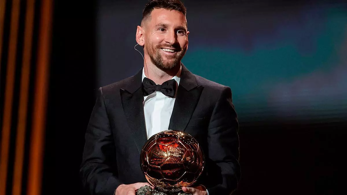 Messi ganó su octavo Balón de Oro