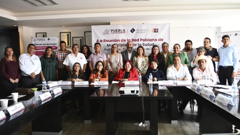 Cuarta reunión de Red Poblana de Municipios por la Salud