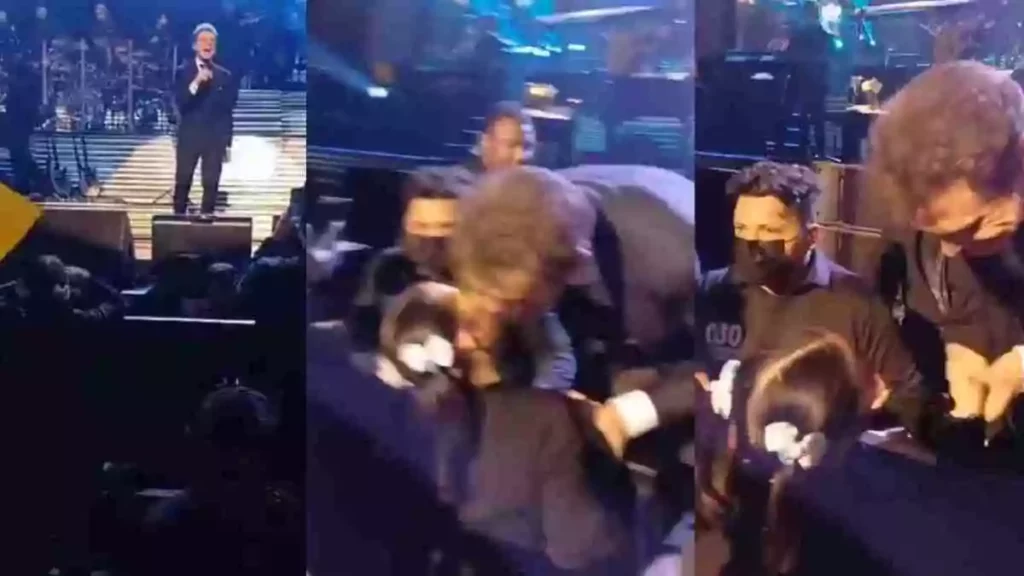 Luis Miguel cumplió el sueño de una fan con un beso