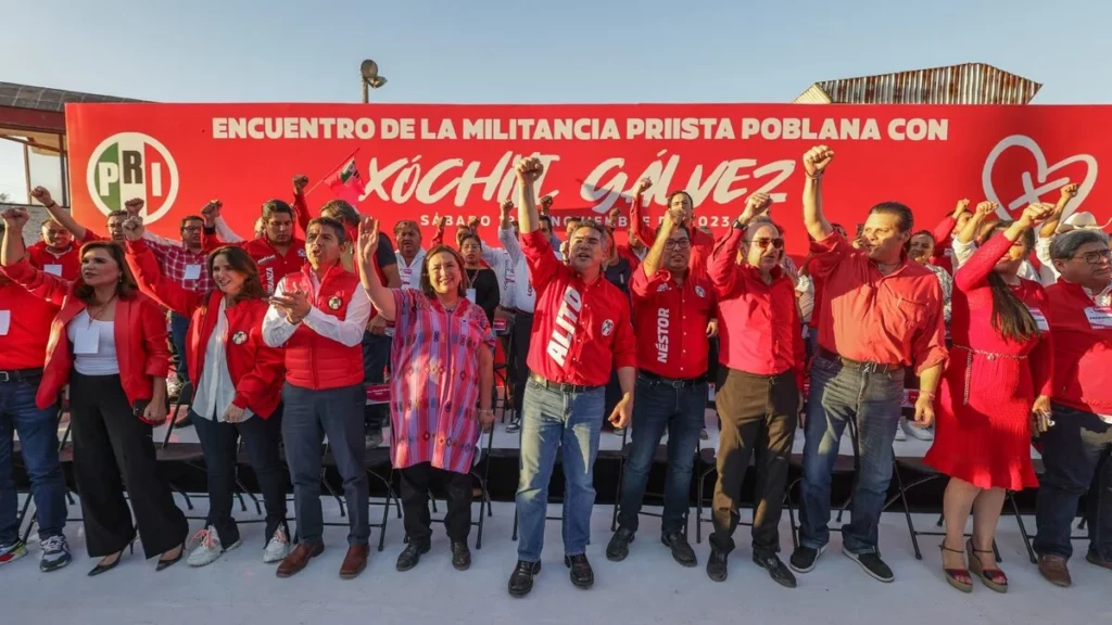 Xóchitl Gálvez visitó Puebla