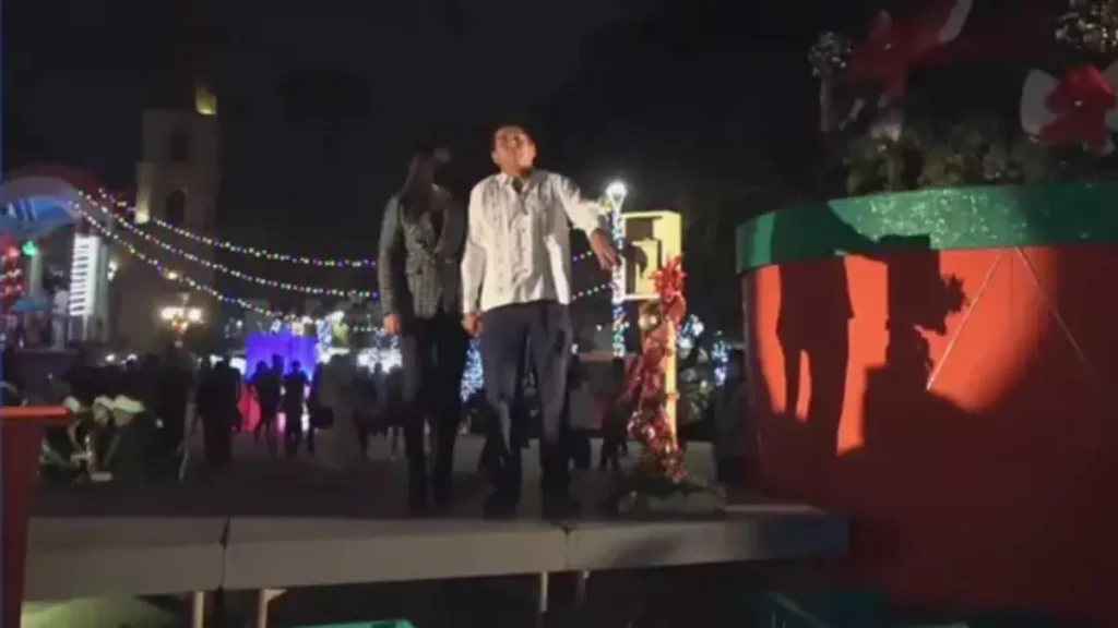 ¿Alcalde de Matamoros se electrocuto encendiendo el árbol de navidad?