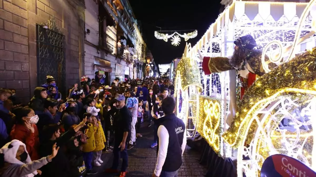 Desfile de Reyes en Puebla