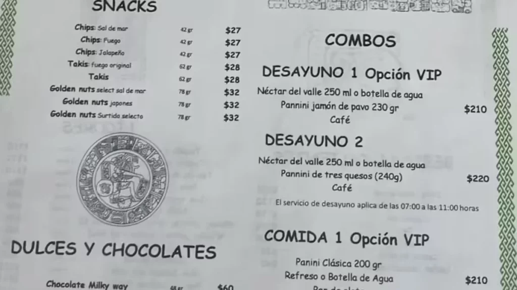 Impactantes precios de alimentos en el Tren Maya