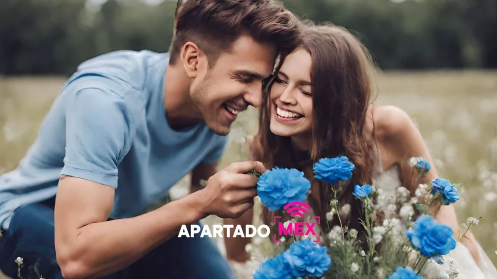 Las flores azules son la mejor manera de celebrar a tu novio en su día