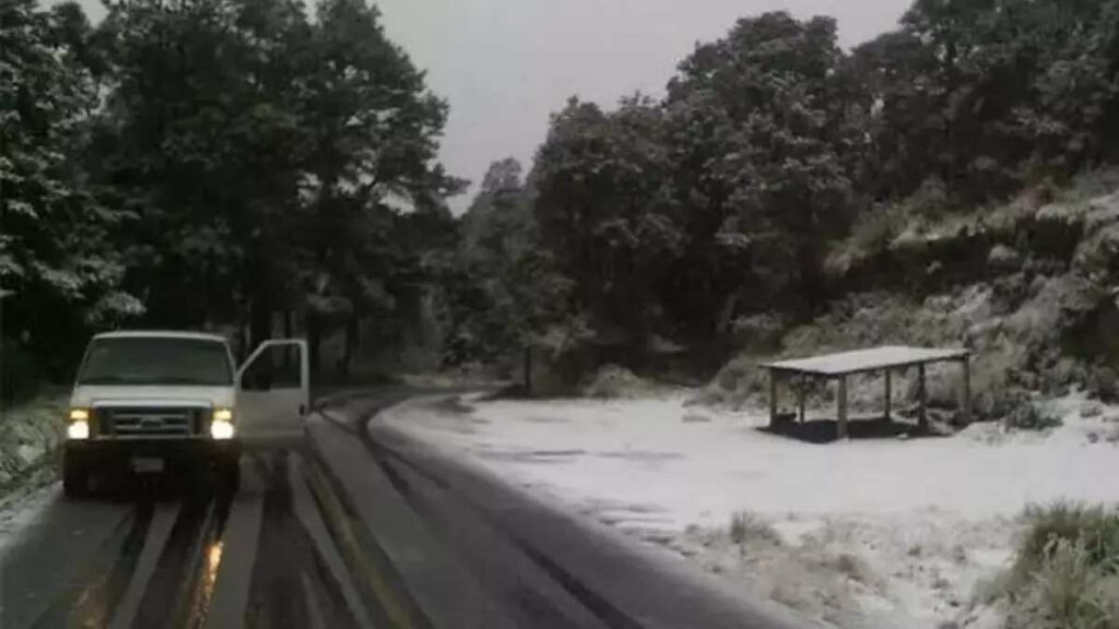 Prepárate para la caída de nieve en Puebla esta noche