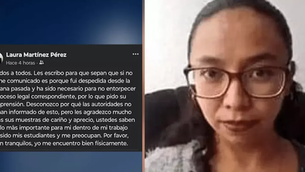 No estaba desaparecida, la BUAP la despidió: Laura Martínez