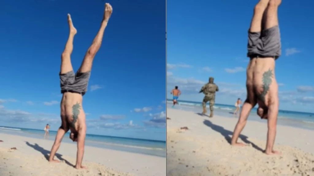 Tulum, yoga y armas largas, todo en un video