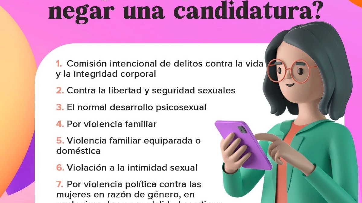 ¡Ningún agresor en el poder! Por estos motivos pueden negarte una candidatura