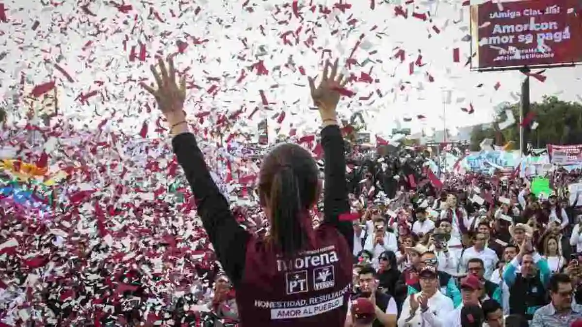 Así fue el cierre de precampaña de Sheinbaum