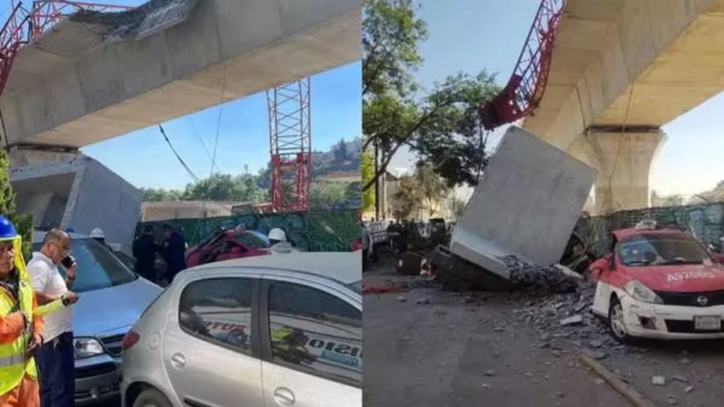 Colapsa estructura de Tren Interurbano en CDMX ¿Se repite la historia de la Línea 12?