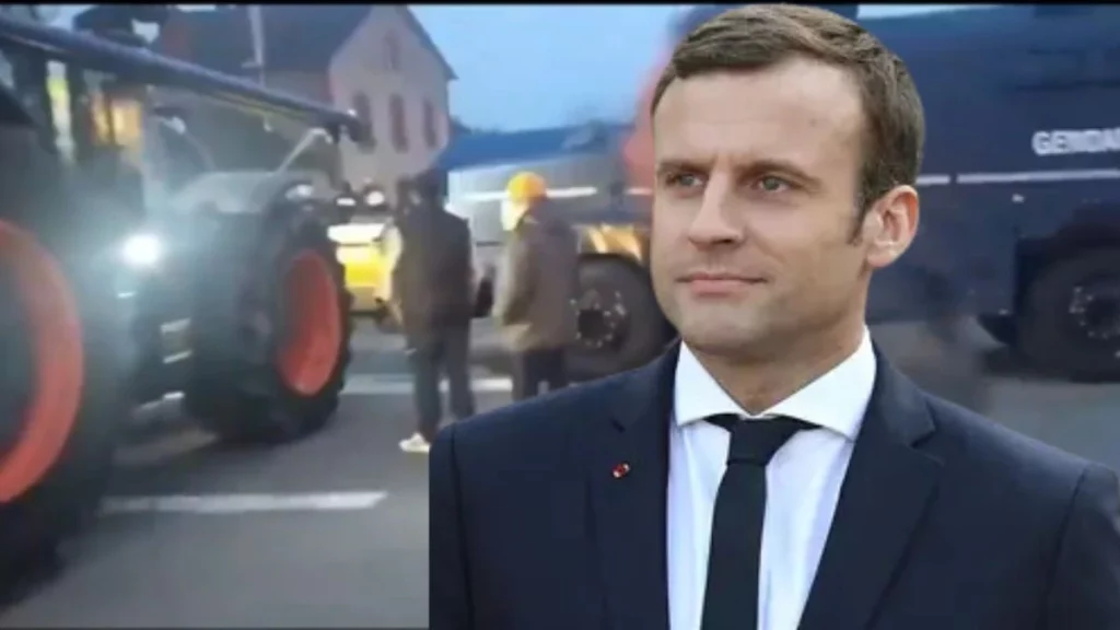 Emmanuel Macron desplegó tanques para contener las manifestaciones de agricultores